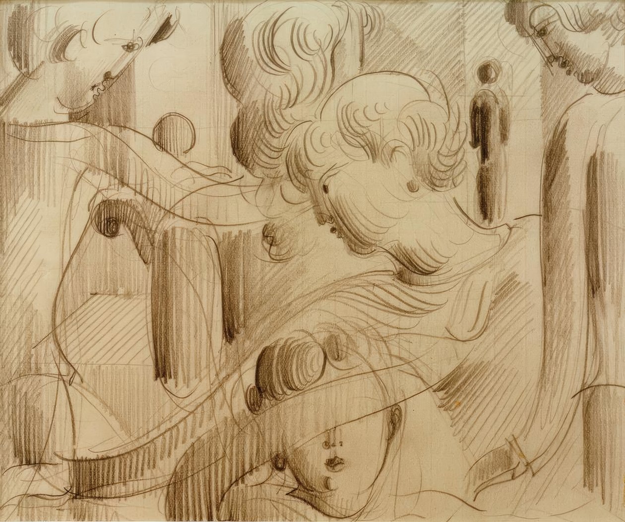 Composition de figures - Oskar Schlemmer