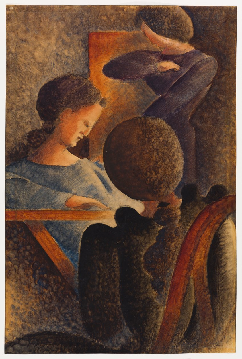 Groupe sédentaire - Oskar Schlemmer