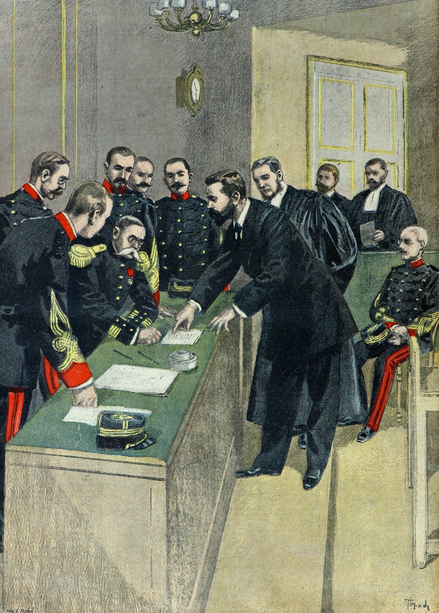 Alphonse Bertillon au procès d