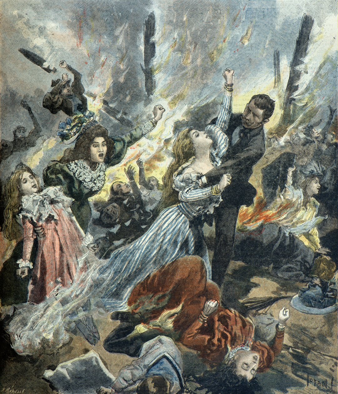 Incendie du bazar de charité - Oswaldo Tofani