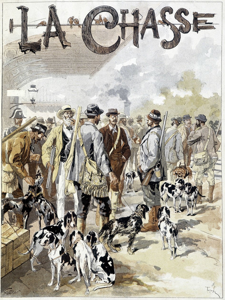 Départ pour la chasse - Oswaldo Tofani