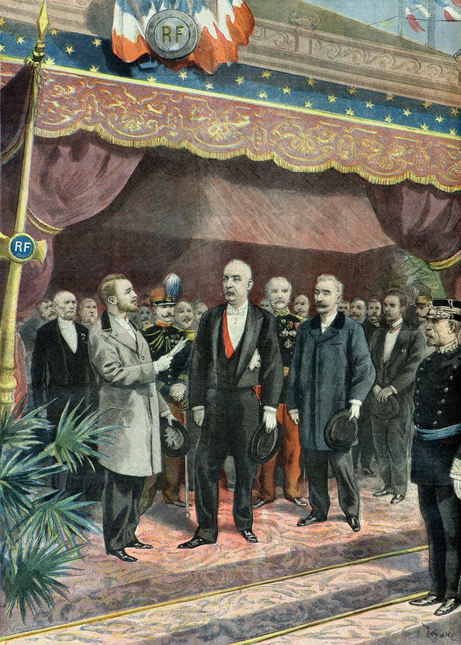 Inauguration de la rue Reaumur, avec Félix Faure, Monsieur De Selves et Pierre Baudin - Oswaldo Tofani