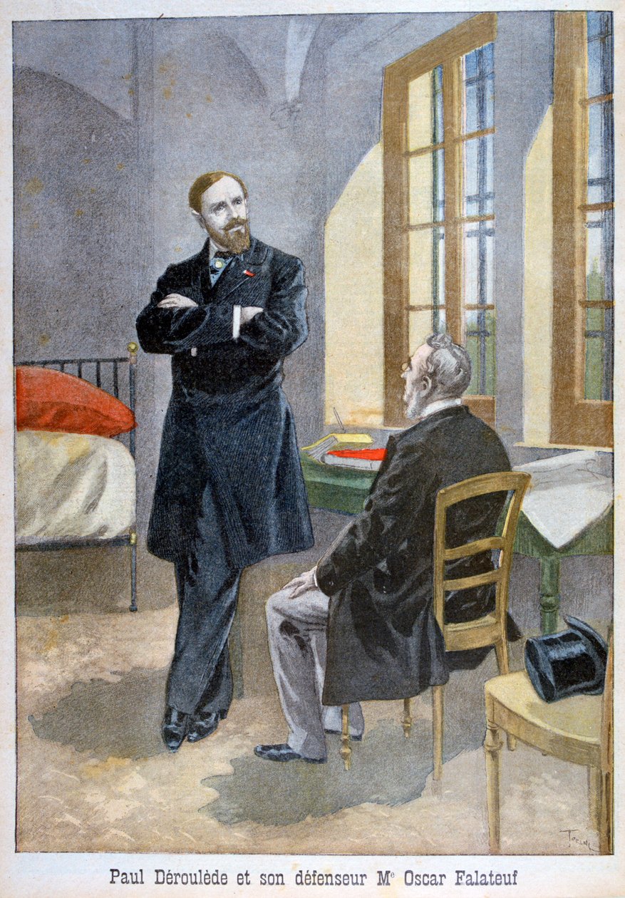 Paul Déroulède et son défenseur Oscar Falateuf - Oswaldo Tofani
