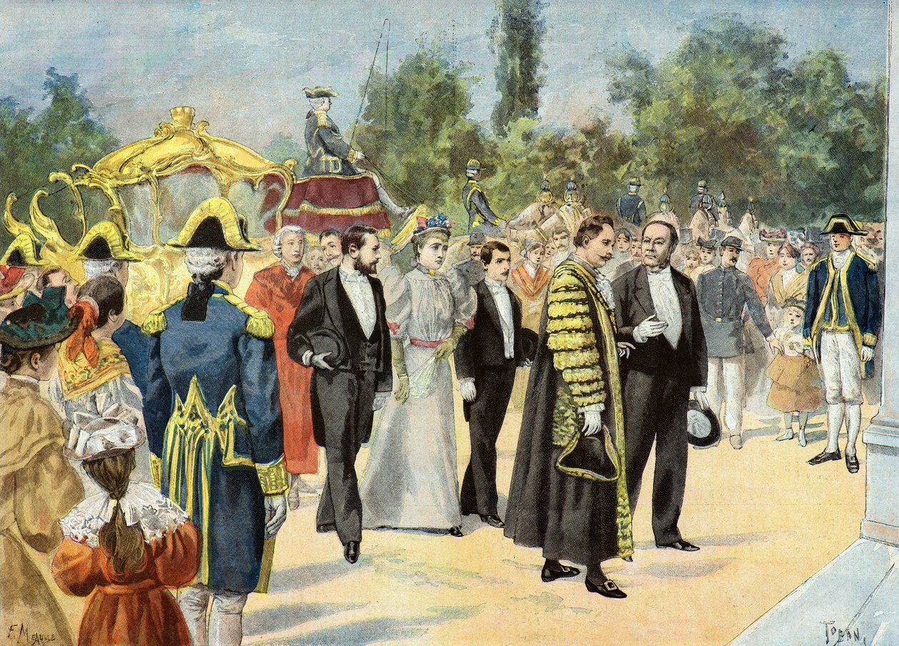 Sir Joseph Renals en visite à Bordeaux - Oswaldo Tofani