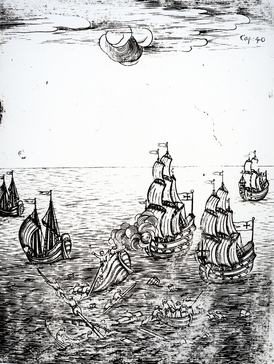 Naufrage, 1694 - Othon-Frederic von der Groben