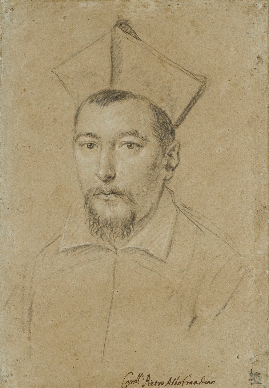 Portrait du cardinal Pietro Aldobrandini, début du XVIIe siècle - Ottavio Mario Leoni