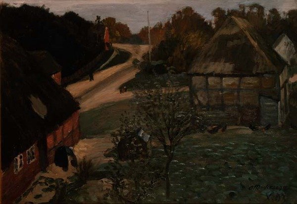 Le village de Worpswede - Otto Modersohn