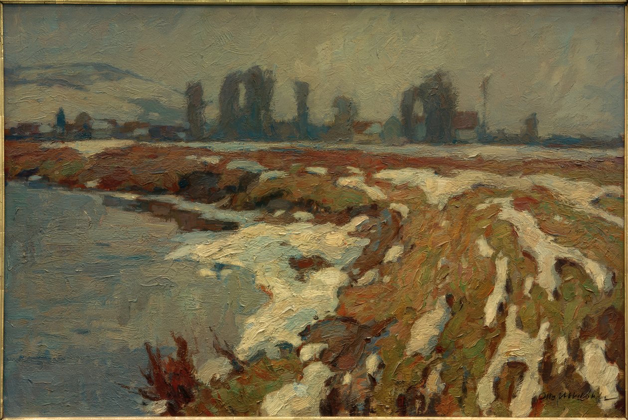 Dégel sur la Lahn - Otto Ubbelohde