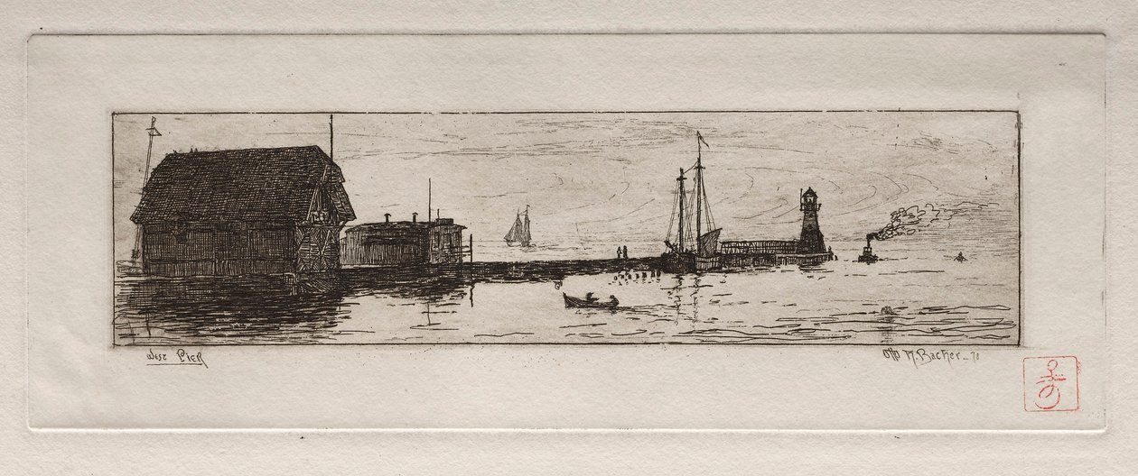 West Pier, Cleveland, 1878 - Otto H. Bacher