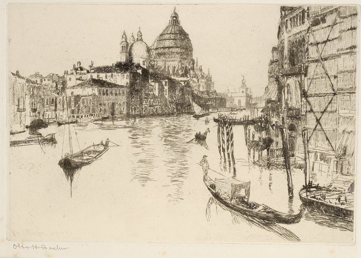 Grand Canal, Venise - Otto Henry Bacher