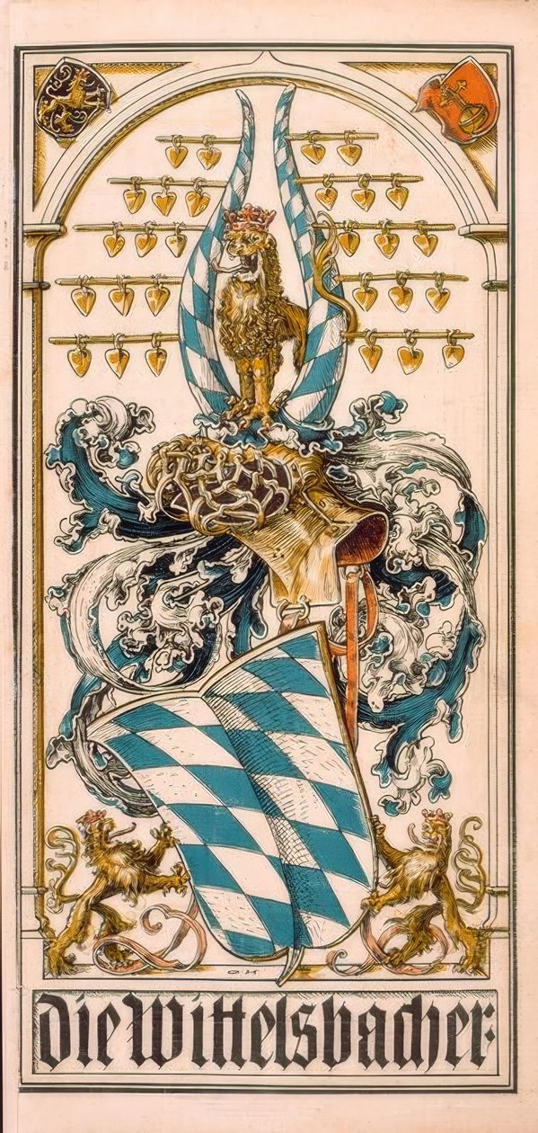 Les armoiries des maisons princières allemandes : Les Wittelsbacher - Otto Hupp