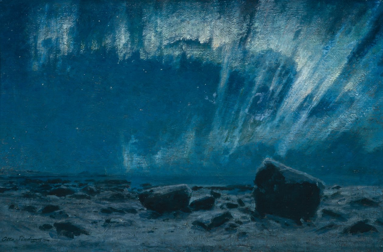 Aurores boréales - Otto Ludvig Sinding
