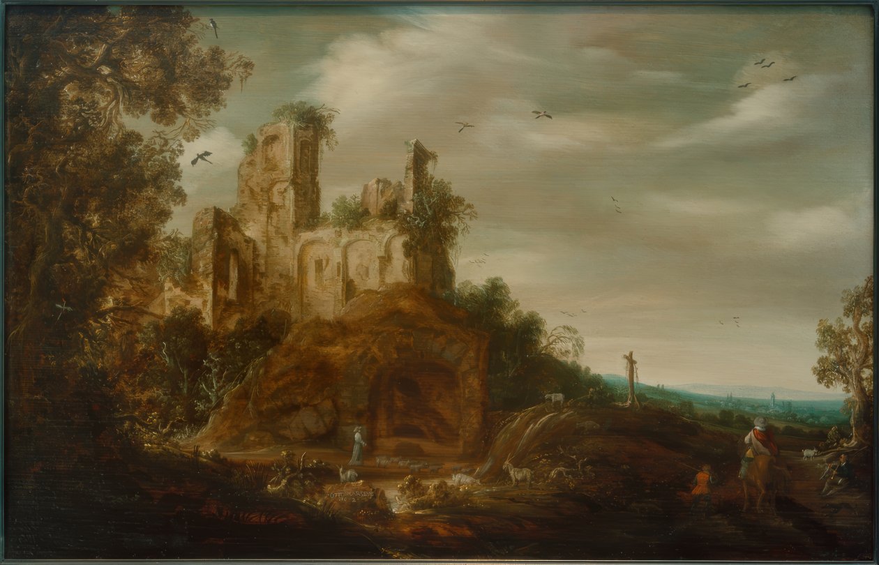 Paysage - Otto Marseus  van Schrieck