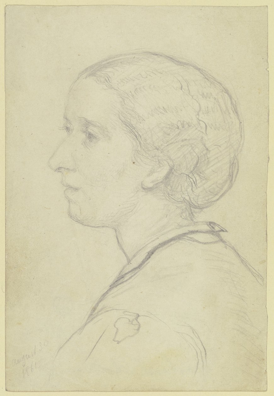 Portrait de Luise Steuerwaldt, future épouse de l