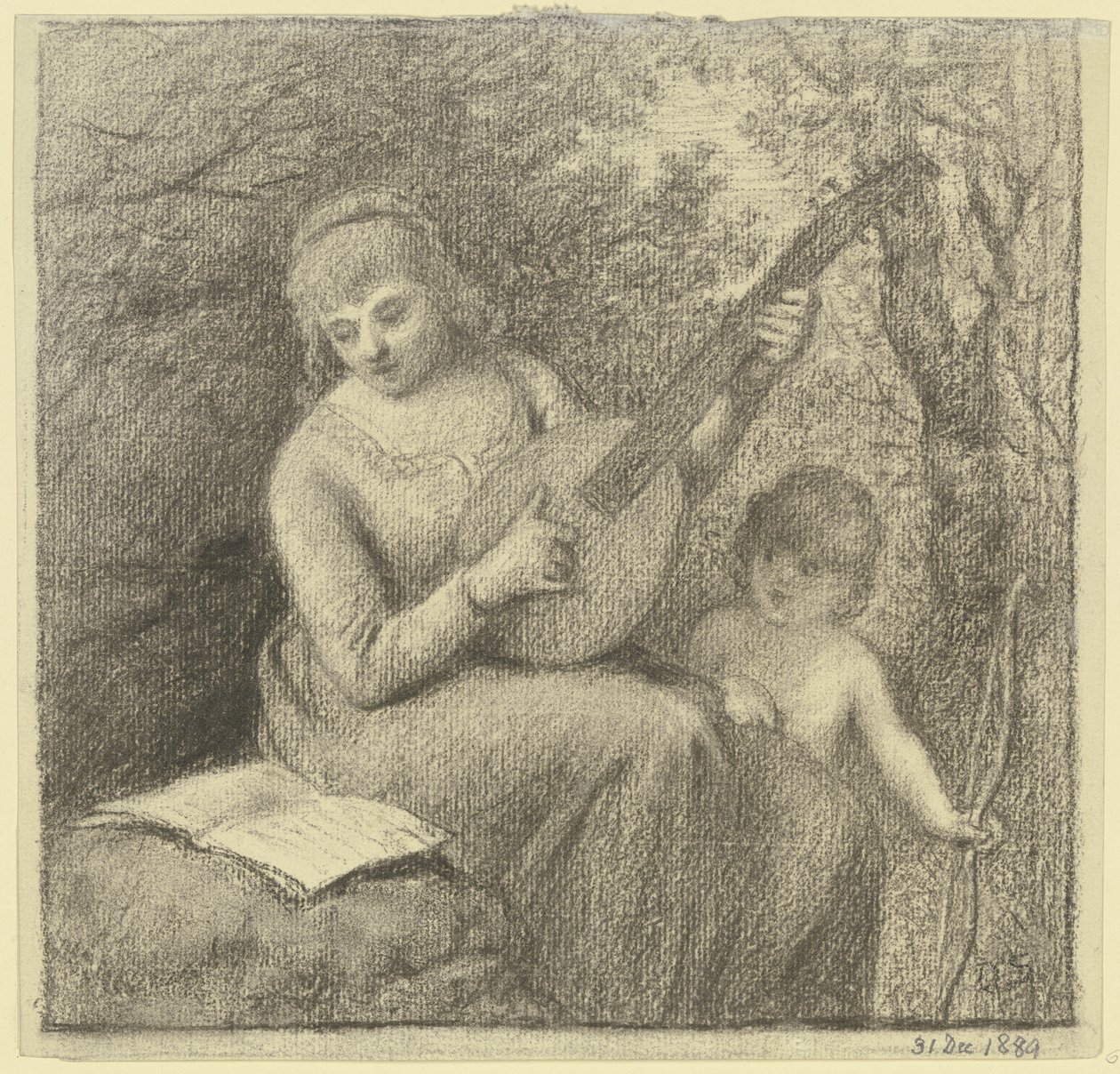 Femme jouant d