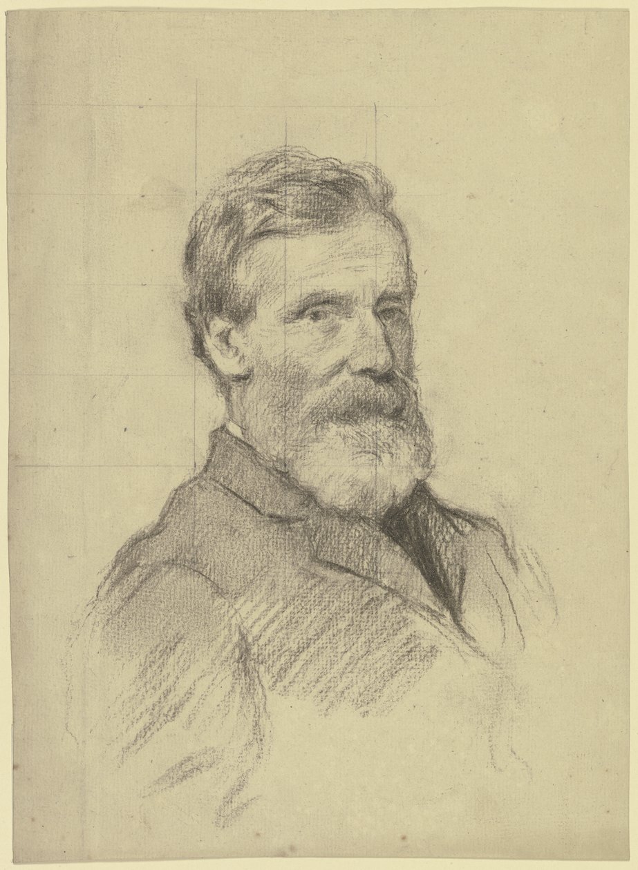 Portrait du Dr George Bird (?) - Otto Scholderer