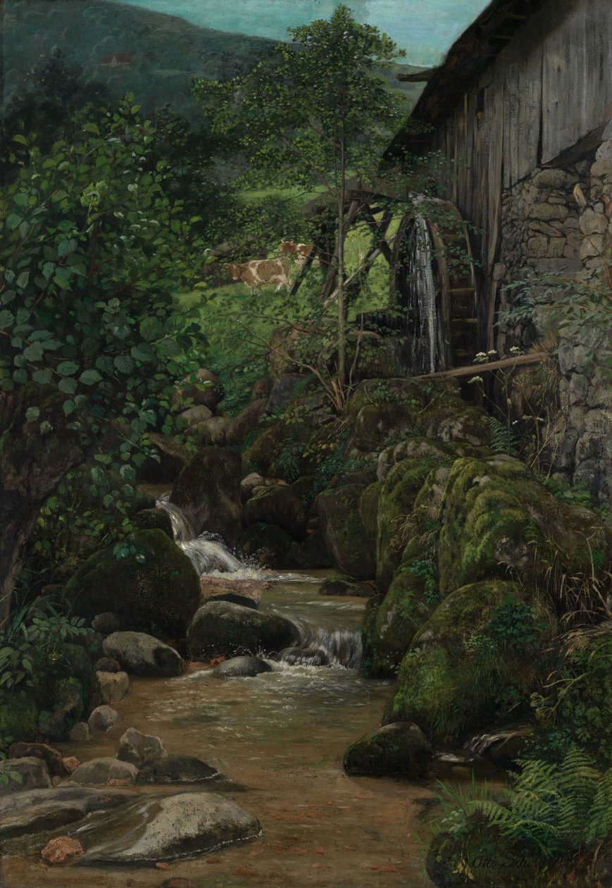 Moulin de la Forêt-Noire à Kirnbach près de Schiltach - Otto Scholderer