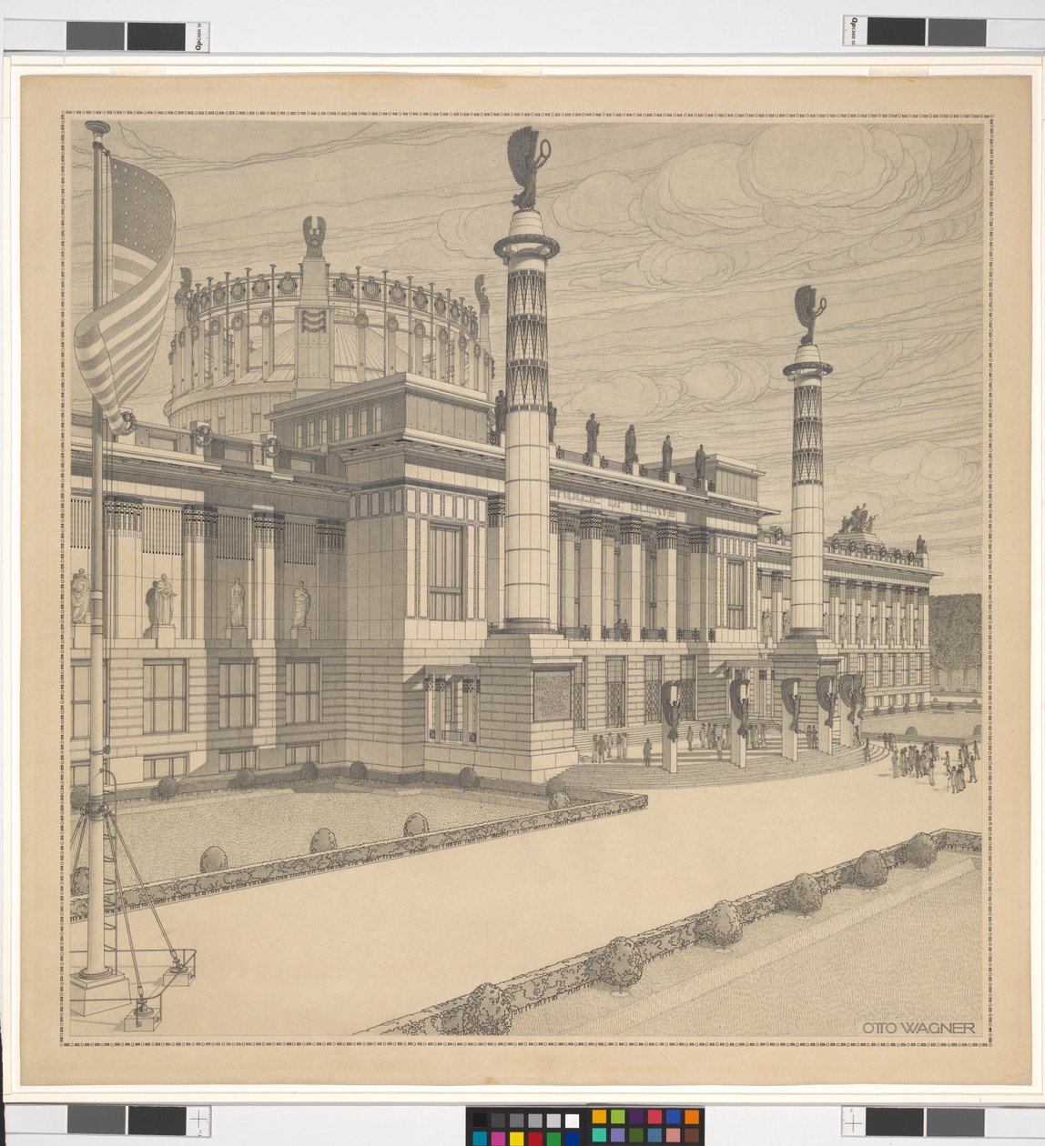 House of Glory (San Francisco ou Washington D.C.), point de vue - Otto Wagner