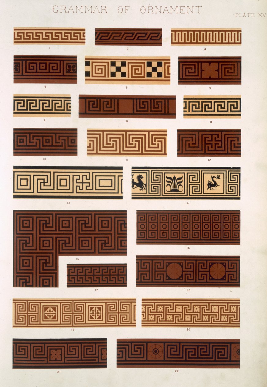 Grec No 1, Planche XV, de 