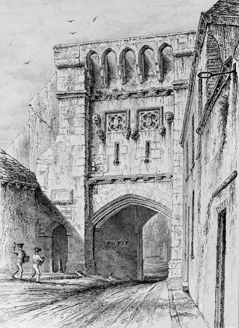 Porte ouest Winchester, c.1830 - Owen Brown Carter