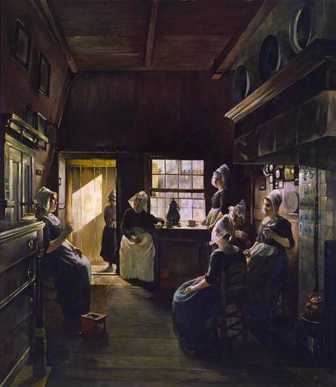 Conversation, 1888 - P. Weimar