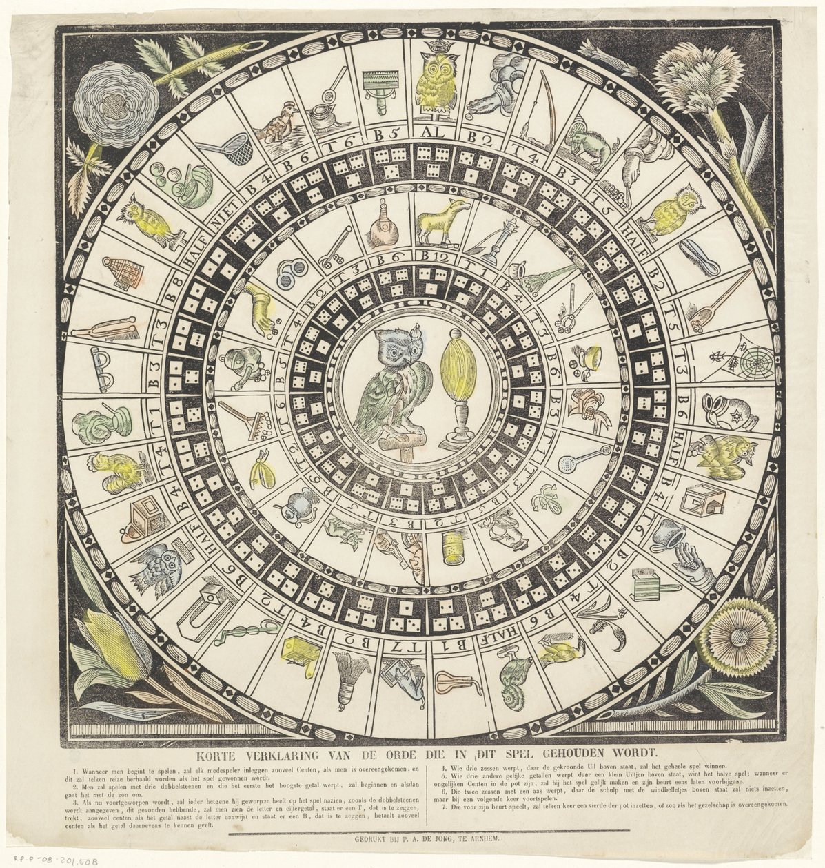 Jeu de hiboux - P.A. de Jong