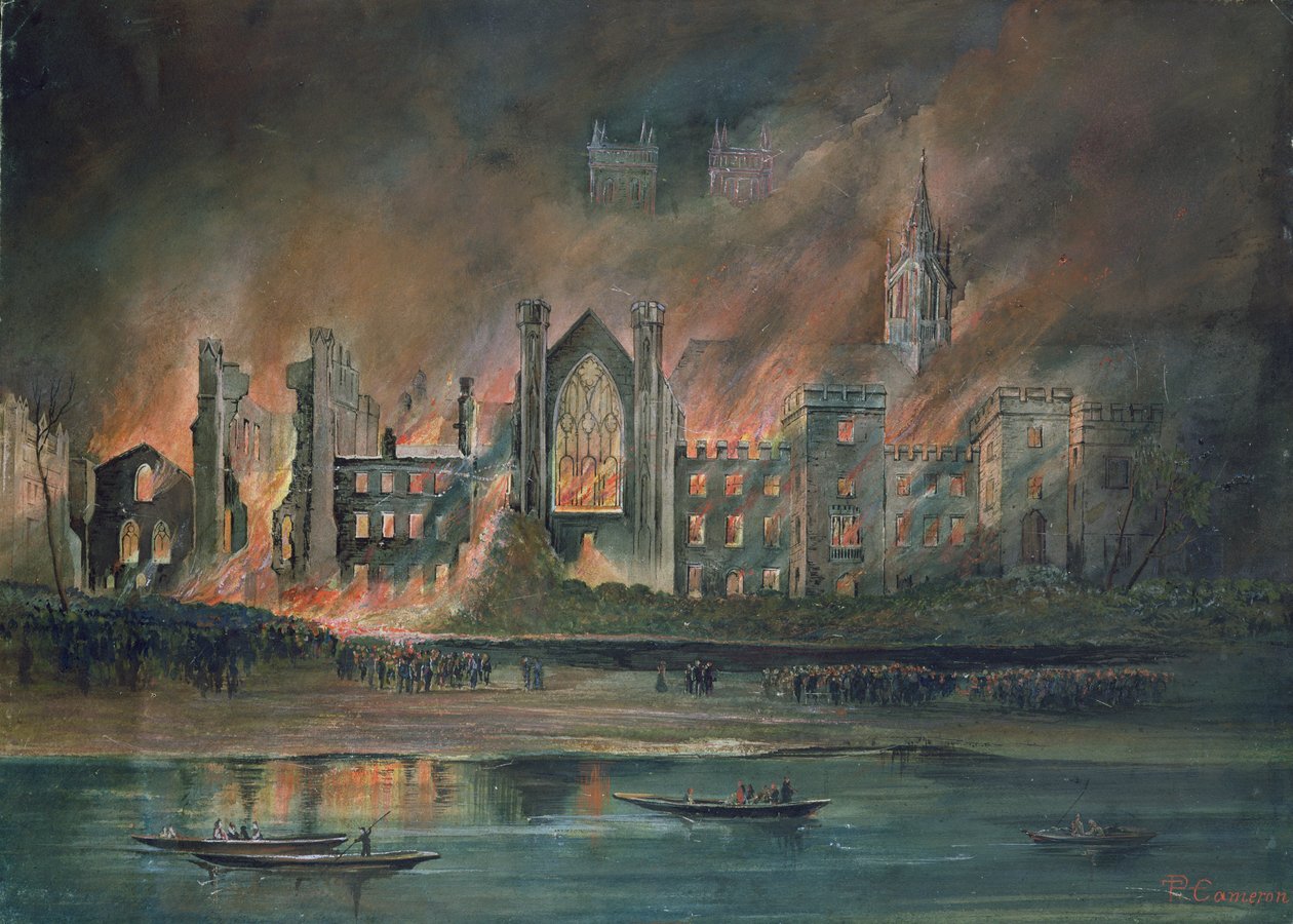 Incendie des Chambres du Parlement, 16 octobre 1834 - P.T. Cameron