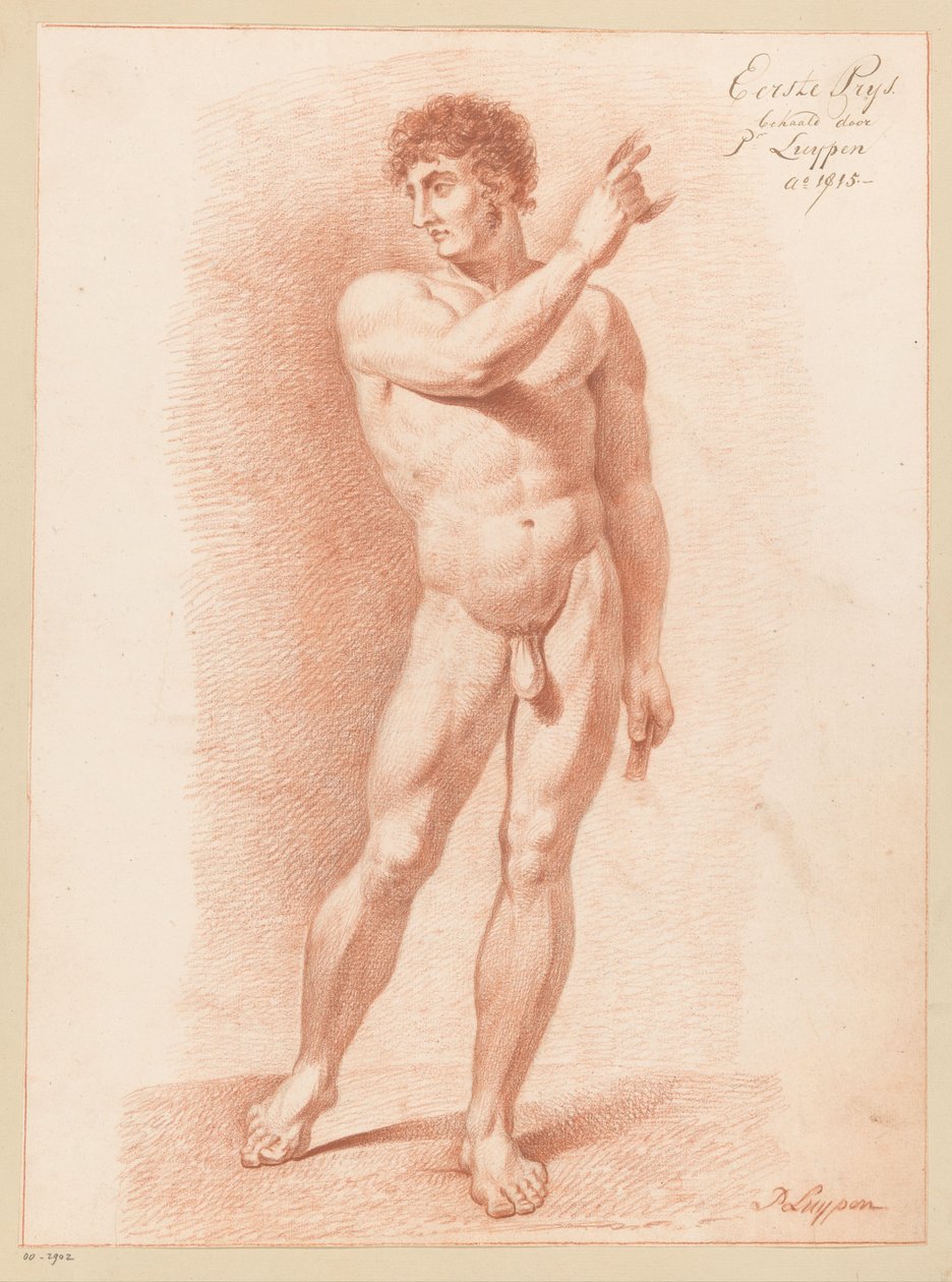 Homme nu debout, vu de face (1er prix 1815) - P. Luypen
