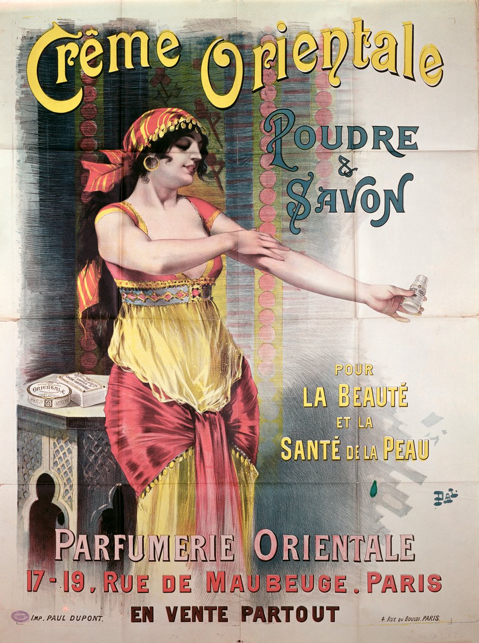 Affiche publicitaire pour la poudre et le savon 