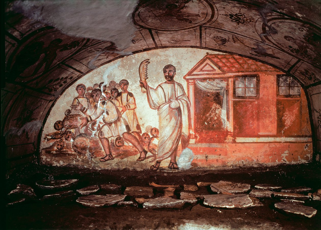Art paléochrétien : Samson, armé d