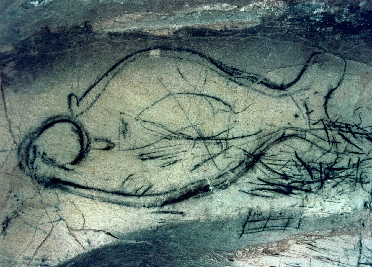 Figure marine, Période paléolithique - Paleolithic Paleolithic