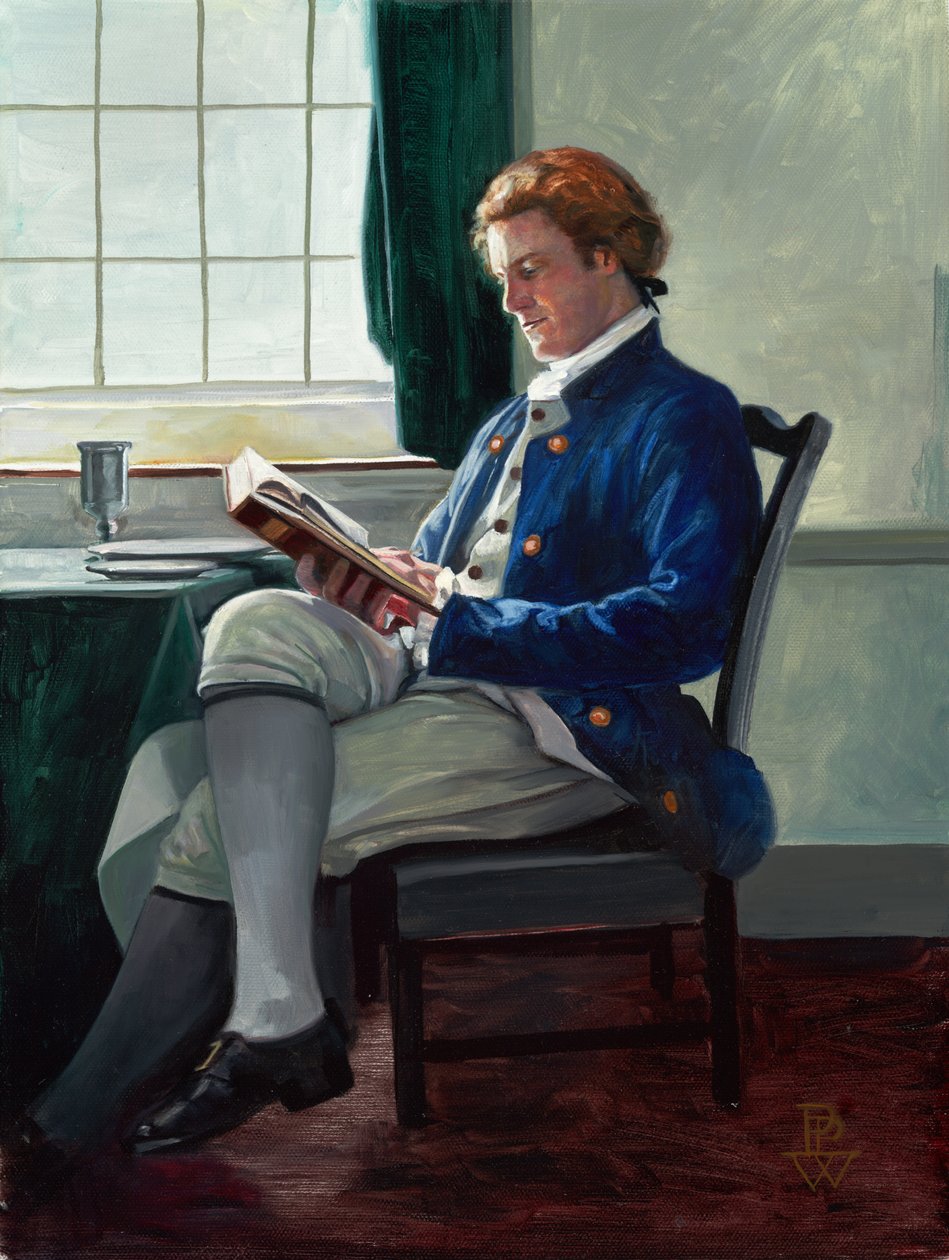 Jefferson à la taverne, 2007 (huile sur toile) - Pamela Patrick White