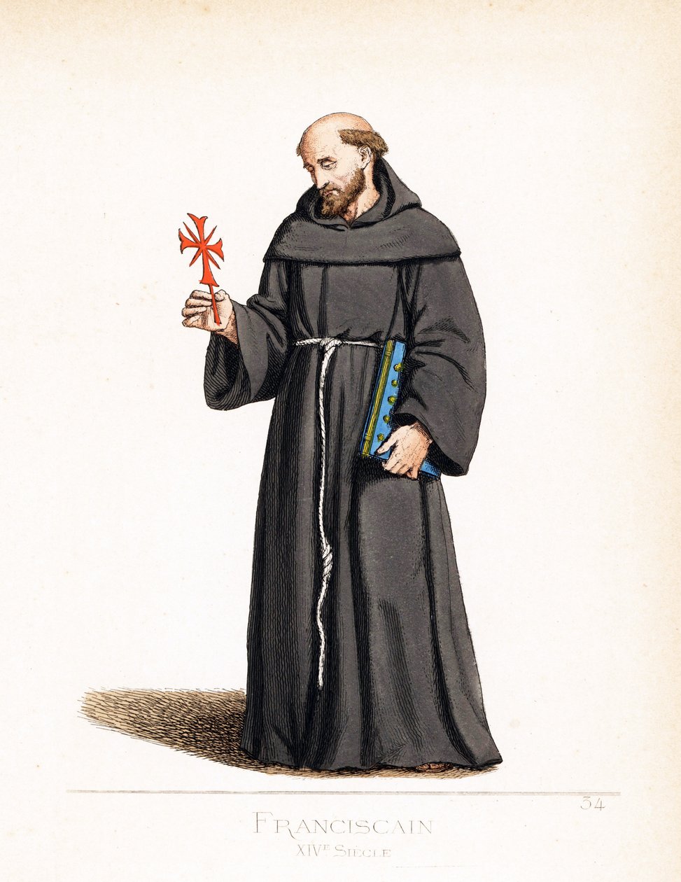Costume clérical : un moine franciscain - Paolo Mercuri