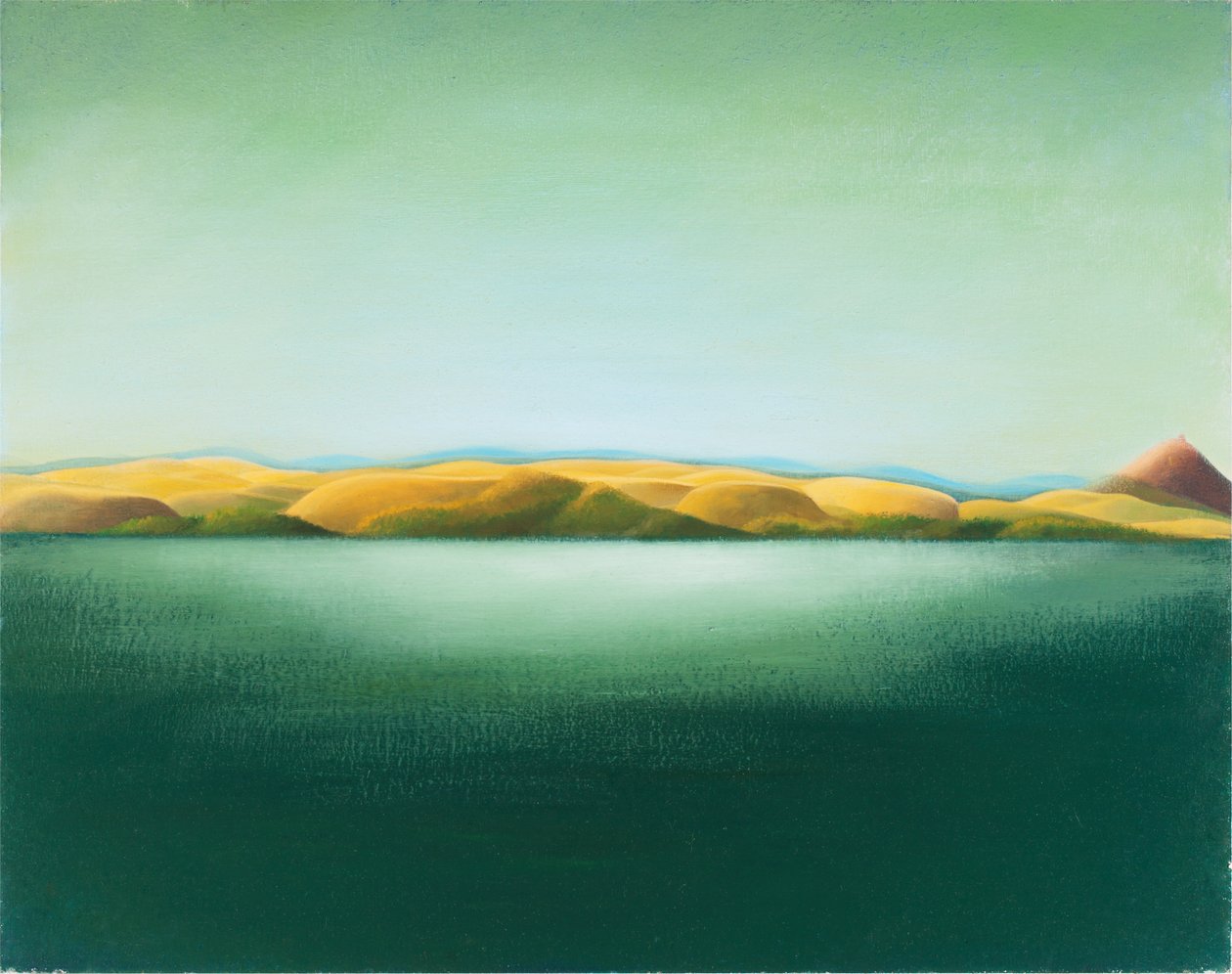 Paysage n°2, 2015 (oil on wood panel) - Paolo Perfranceschi