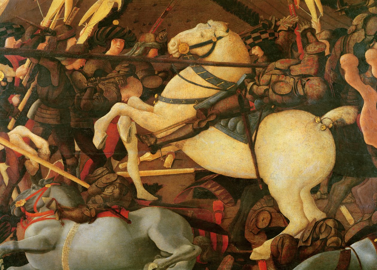 La Bataille de San Romano (détail) - Paolo Uccello