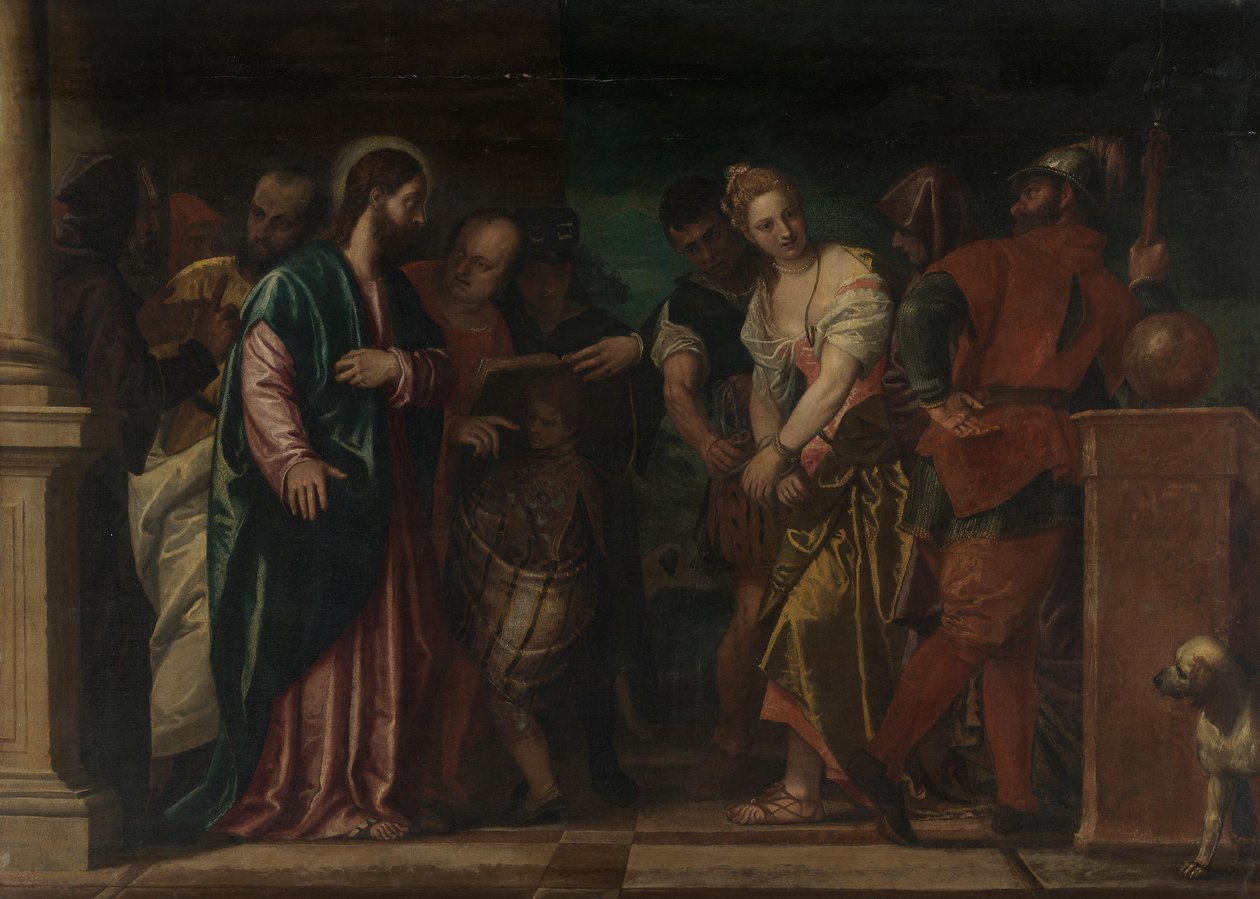 Le Christ et la femme adultère - Paolo Veronese