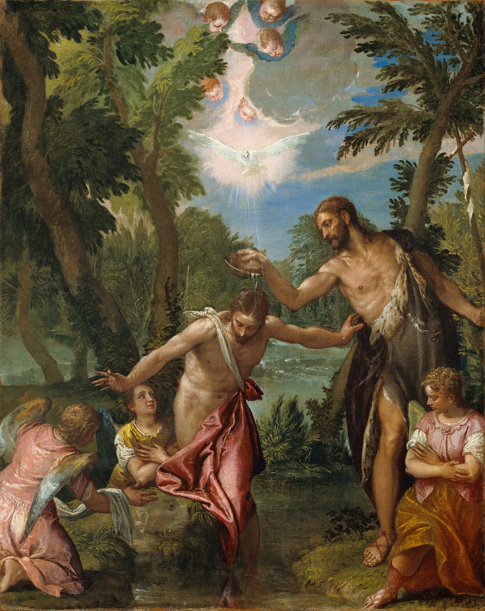 Le Baptême du Christ - Paolo Veronese
