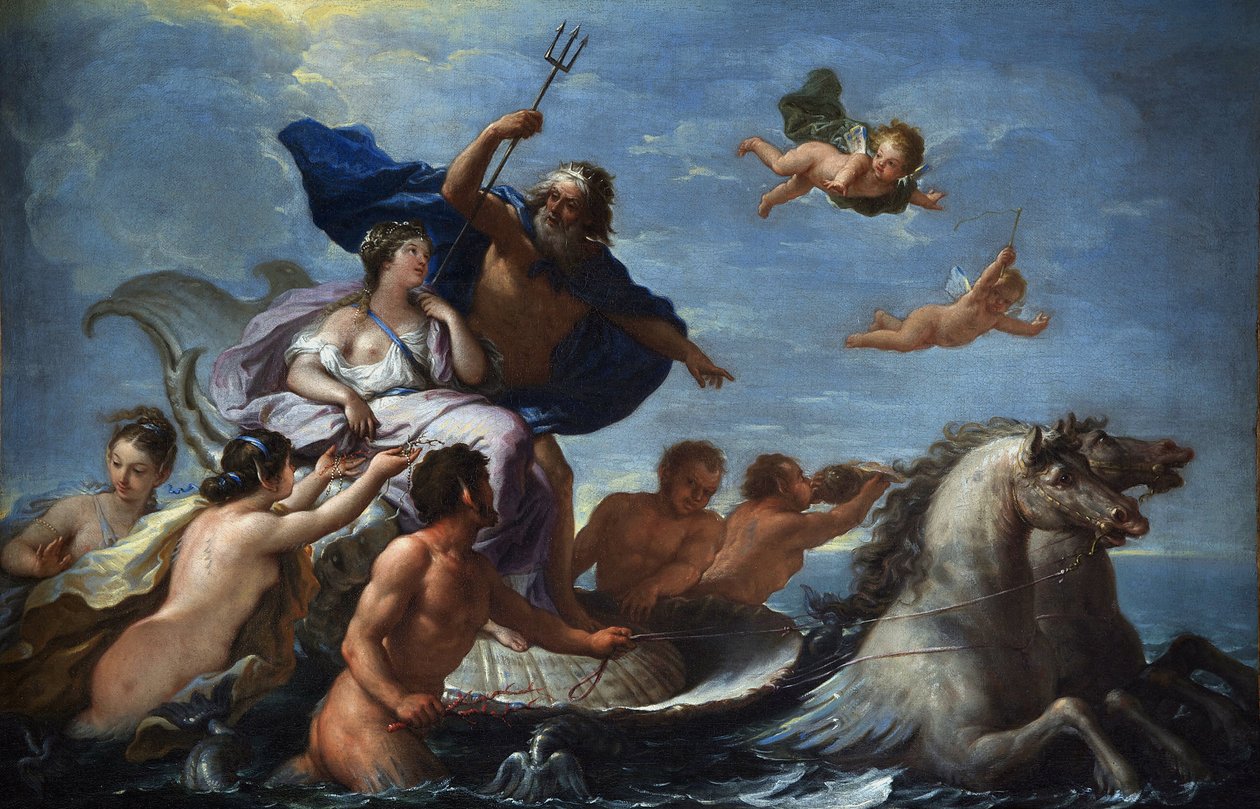 Triomphe de Neptune et Amphitrite - Paolo di Matteis