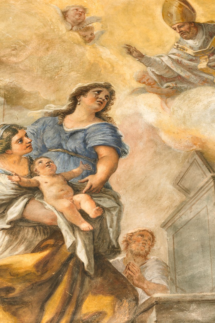 Fresques représentant la vie de Saint Cataldo - Paolo di Matteis