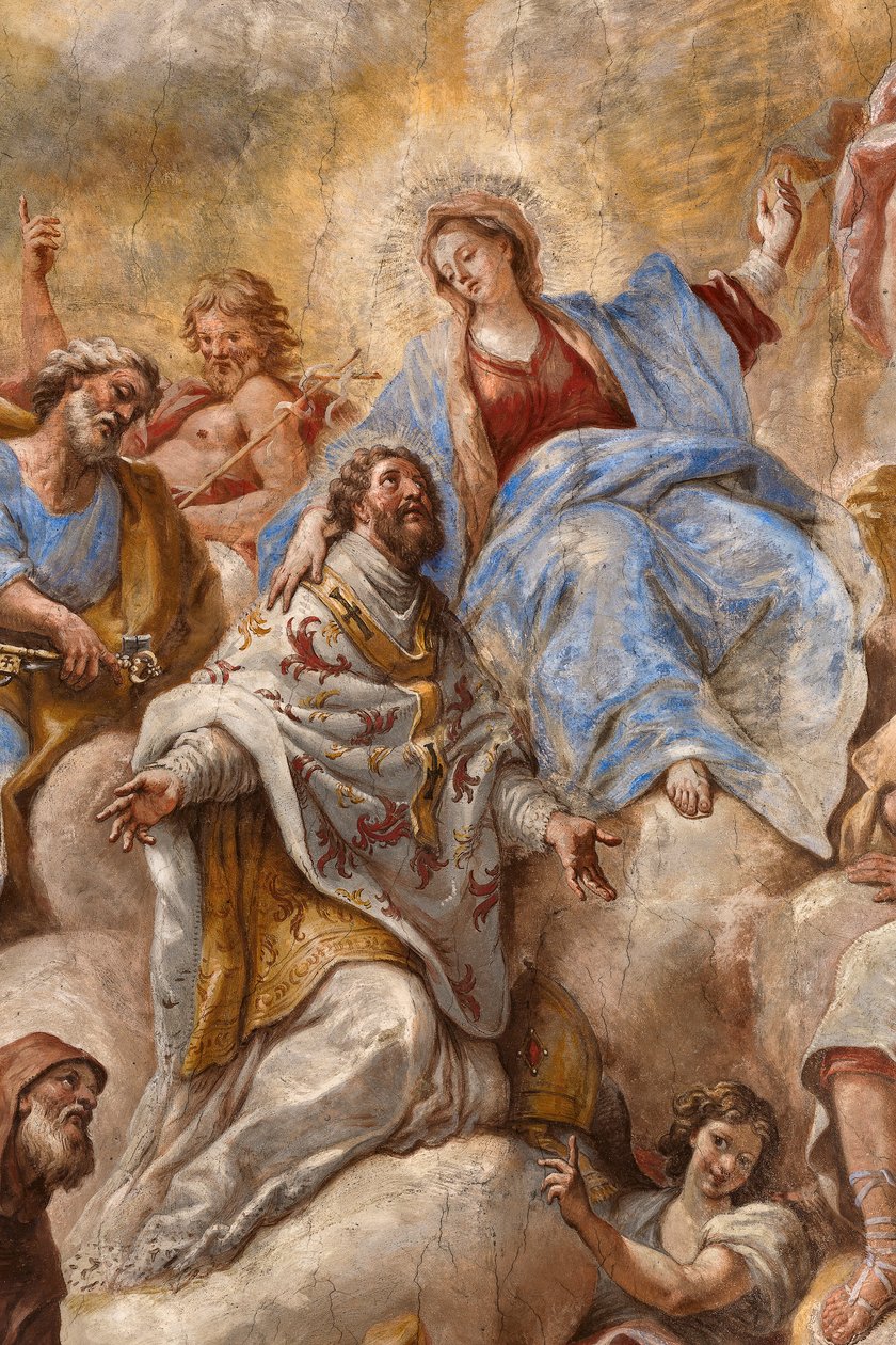 Fresques représentant la vie de Saint Cataldo - Paolo di Matteis