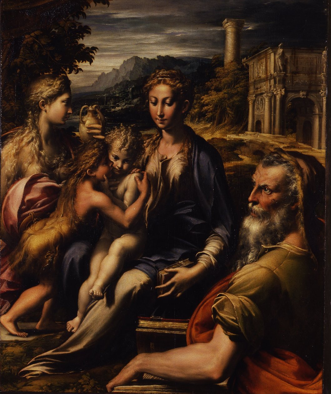Madone et Enfant avec Saint Madonna di San Zaccaria, c.1535 - Parmigianino