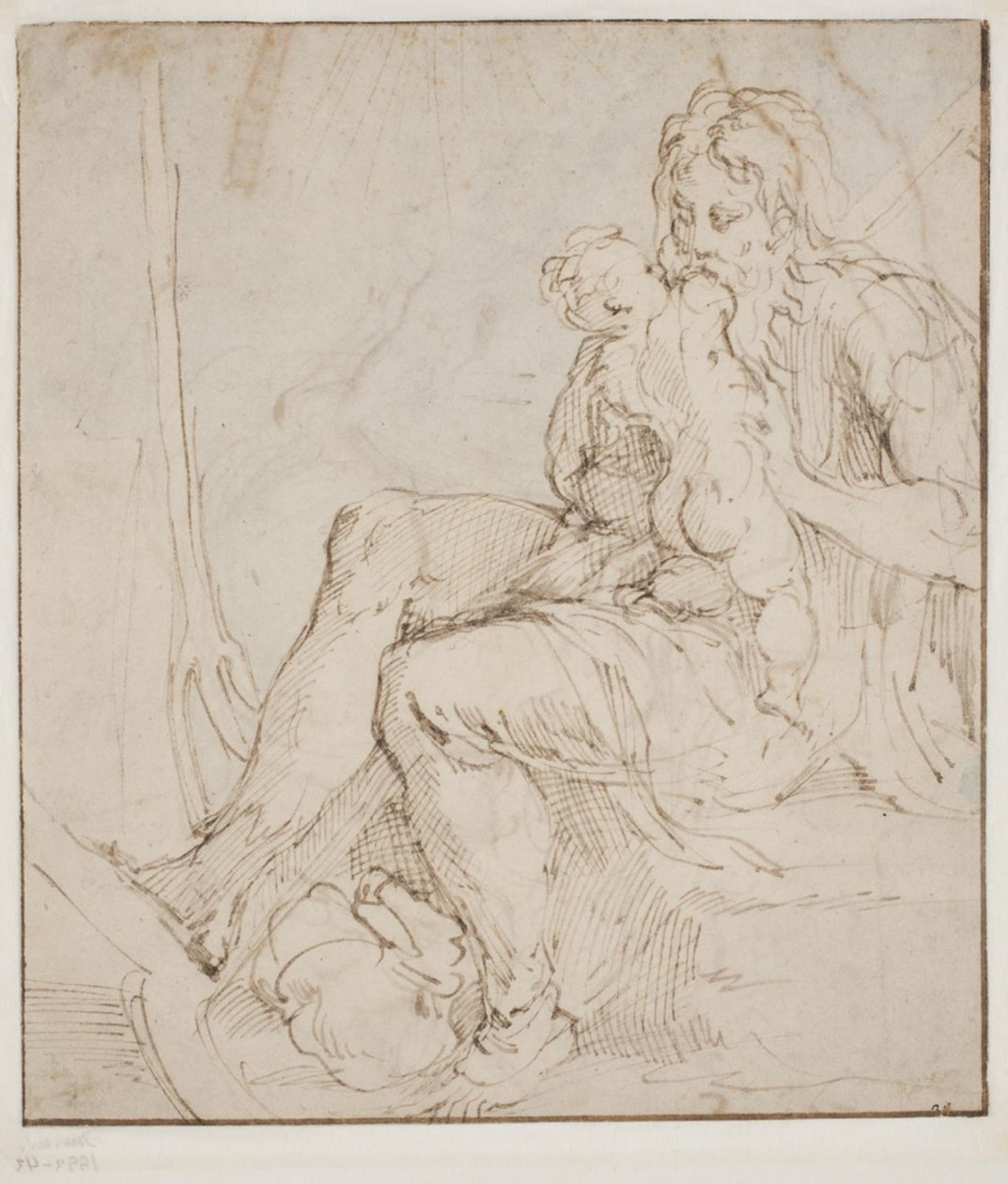 Saturne/Kronos dévorant un de ses enfants - Parmigianino