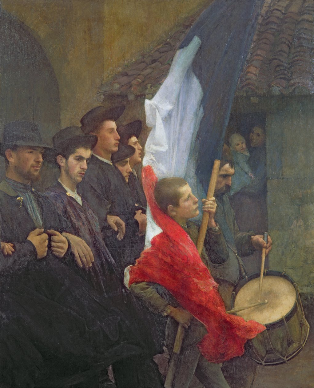 Les Conscrits, vers 1880 - Pascal Adolphe Jean Dagnan Bouveret