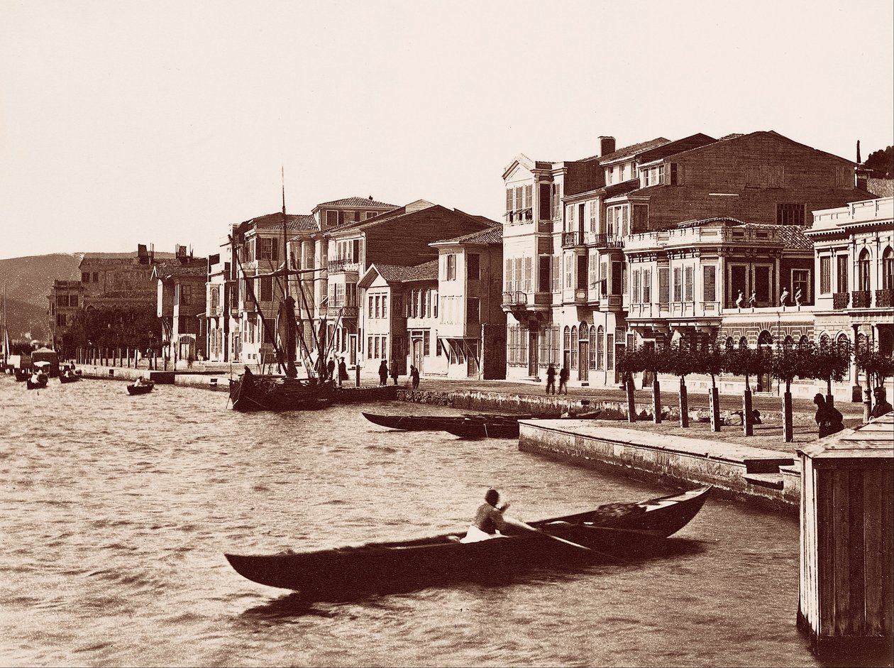 Front de mer de Büyükdere - J. Pascal Sebah