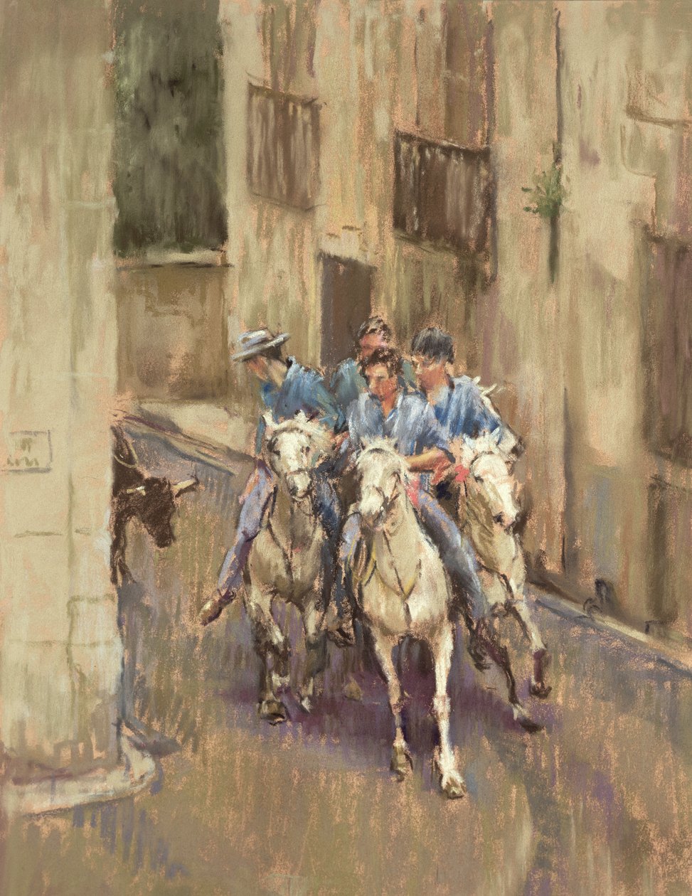 La course de taureaux à Soubes - Pat Maclaurin