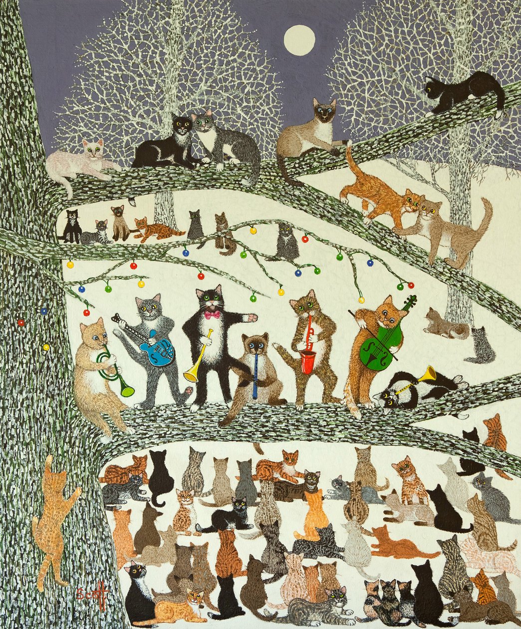 Un succès retentissant, 2012 (acrylique sur calicot) - Pat Scott