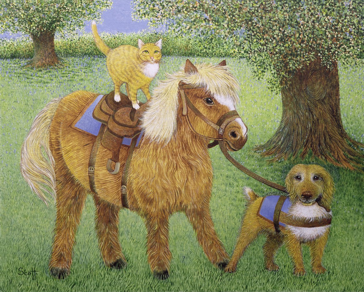 Tout fait partie du plaisir (huile sur toile) - Pat Scott