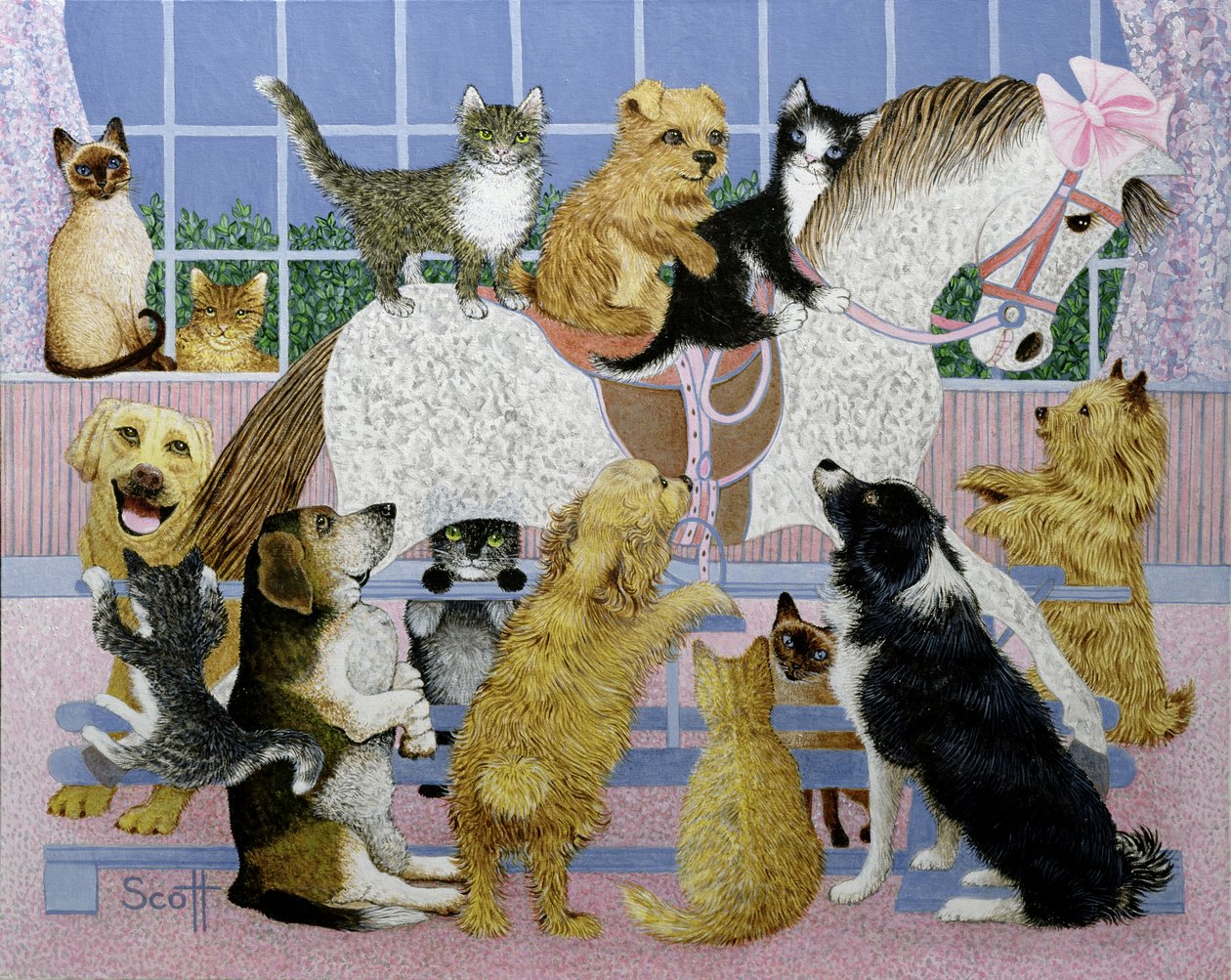 Along for the Ride (huile sur toile) - Pat Scott