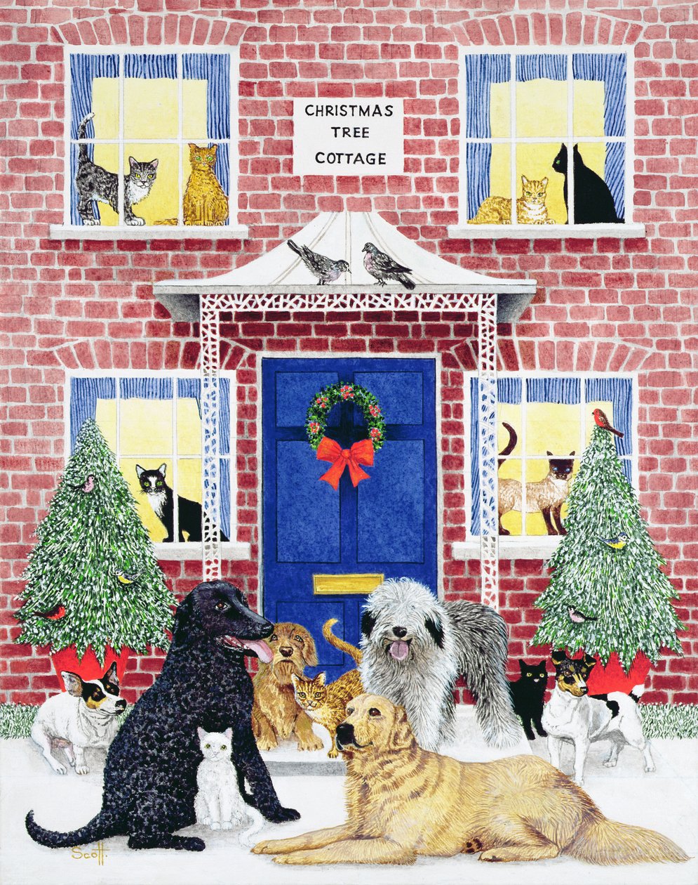 Chaleur de Noël (huile sur toile) - Pat Scott