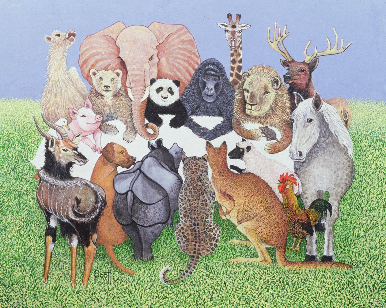 Party Time, 2007 (huile sur toile) - Pat Scott